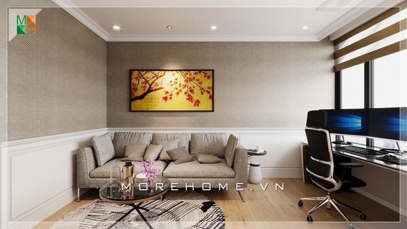 Khi nhìn thấy mẫu thiết kế nội thất phòng làm việc hiện đại dành cho các căn hộ chung cư, nhà phố và biệt thự, người ta sẽ bị ấn tượng.